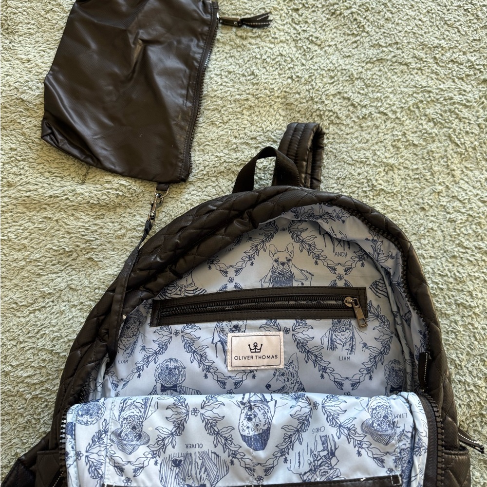 Oliver Thomas Black Backpack